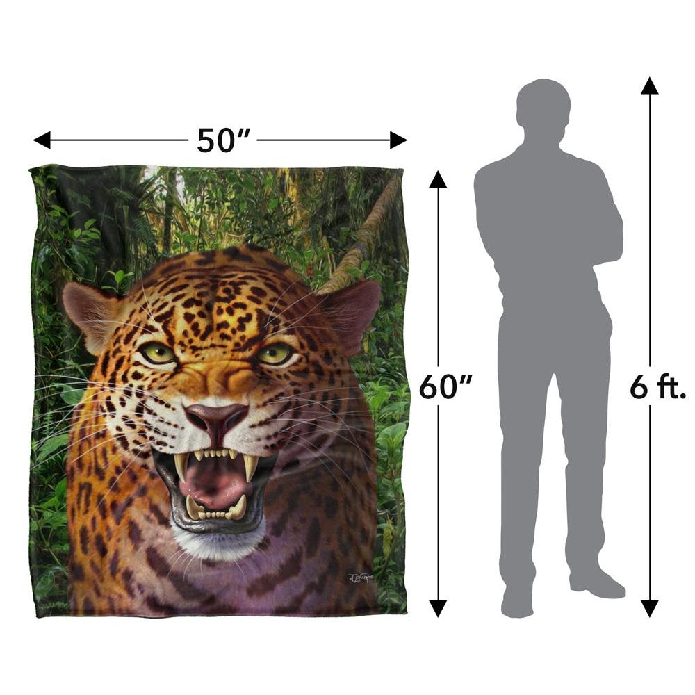 Multicoloured - Pack Shot - JQ Licensing Jlo Silky Leopard Supersoft Blanket