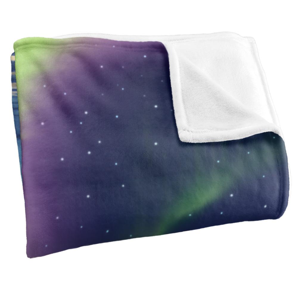 Multicoloured - Side - JQ Licensing Aurora Borealis Silky Polar Bear Supersoft Blanket