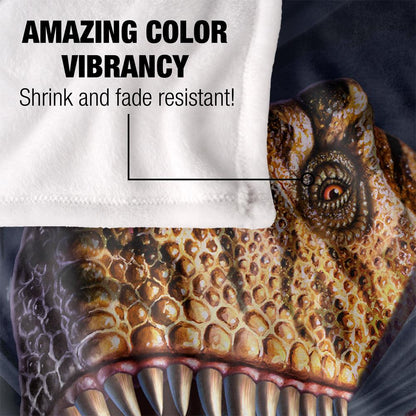 Multicoloured - Lifestyle - JQ Licensing Jlo Silky Dinosaur Supersoft Blanket