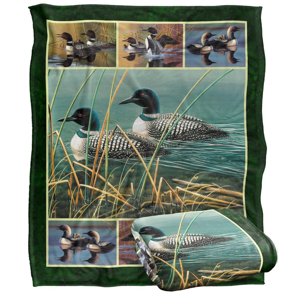 Multicoloured - Back - JQ Licensing Silky Mallard Supersoft Blanket