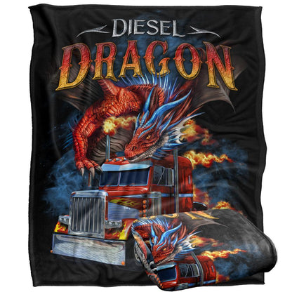 Multicoloured - Back - JQ Licensing Silky Dragon Supersoft Blanket