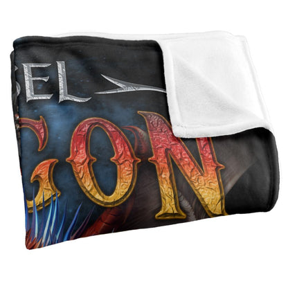 Multicoloured - Side - JQ Licensing Silky Dragon Supersoft Blanket