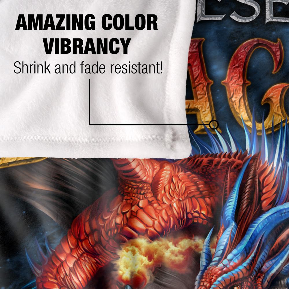 Multicoloured - Lifestyle - JQ Licensing Silky Dragon Supersoft Blanket