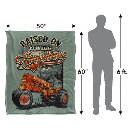 Multicoloured - Pack Shot - JQ Licensing Silky Tractor Supersoft Blanket