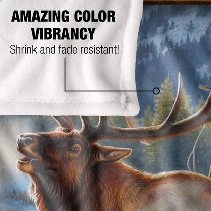 Multicoloured - Lifestyle - JQ Licensing Silky Elk Supersoft Blanket