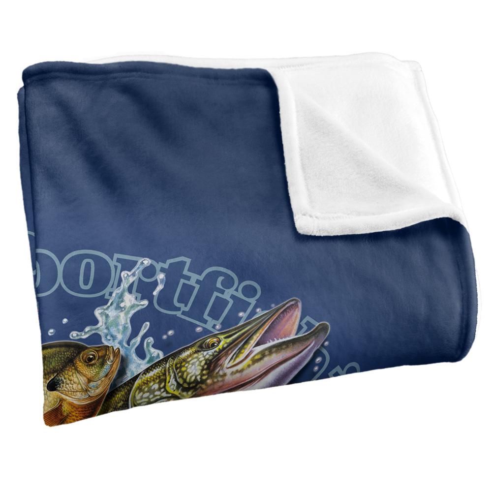 Multicoloured - Side - JQ Licensing American Sportfishing Freshwater Silky Supersoft Blanket