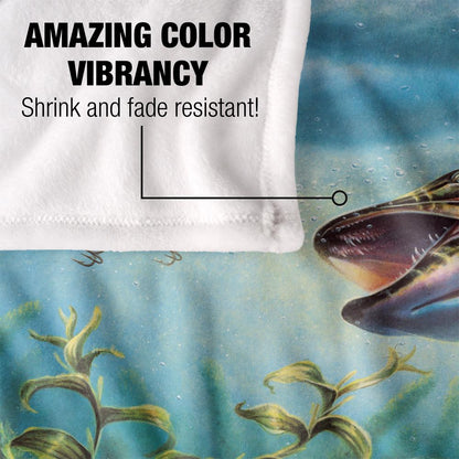 Multicoloured - Lifestyle - JQ Licensing Provoked Musky Fishing Silky Supersoft Blanket