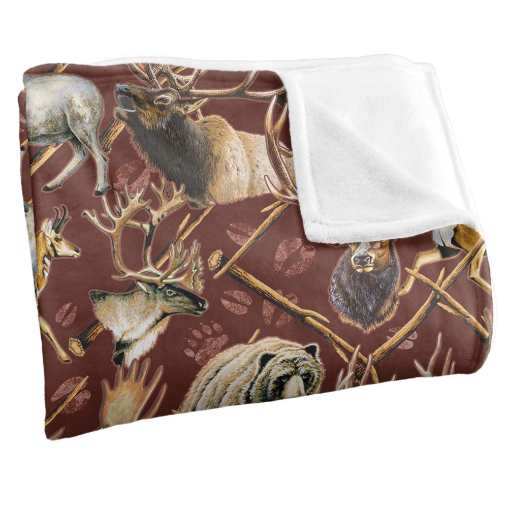 Multicoloured - Side - JQ Licensing Silky Elk Hunting Supersoft Blanket
