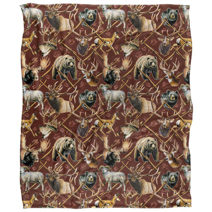 Multicoloured - Front - JQ Licensing Silky Elk Hunting Supersoft Blanket