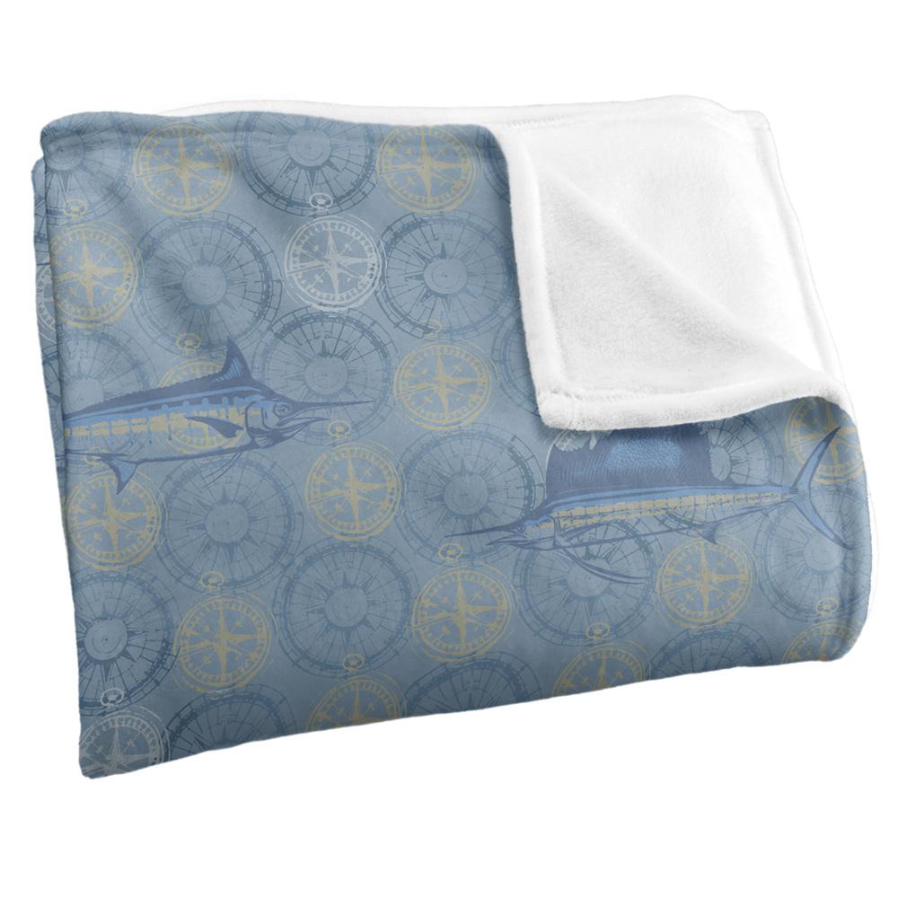 Multicoloured - Side - JQ Licensing Silky Compass Fishing Supersoft Blanket