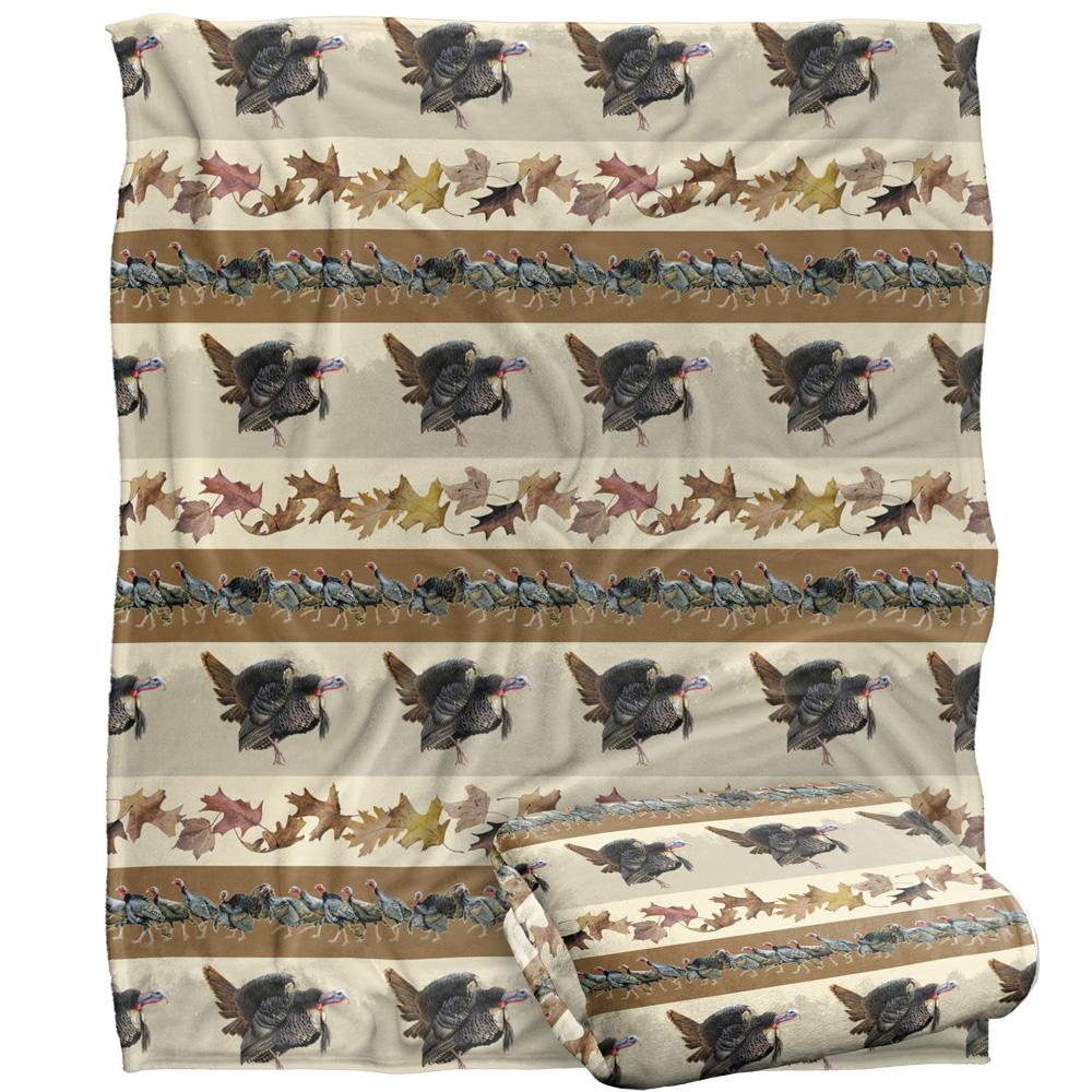 Multicoloured - Back - JQ Licensing Silky Autumn Leaf Supersoft Blanket