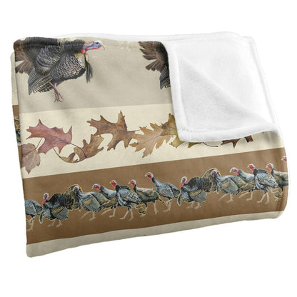 Multicoloured - Side - JQ Licensing Silky Autumn Leaf Supersoft Blanket