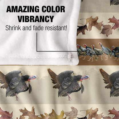 Multicoloured - Lifestyle - JQ Licensing Silky Autumn Leaf Supersoft Blanket