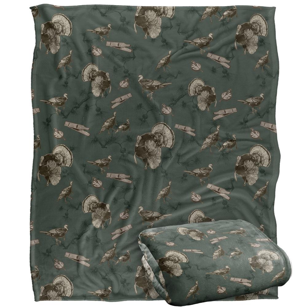 Multicoloured - Back - JQ Licensing Silky Turkey Supersoft Blanket