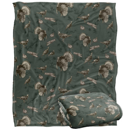Multicoloured - Back - JQ Licensing Silky Turkey Supersoft Blanket