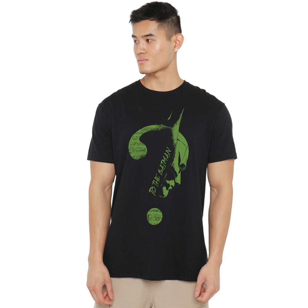 Black - Side - Batman Mens To The Batman T-Shirt