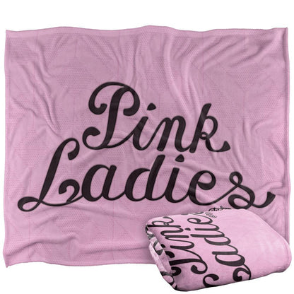 Multicoloured - Back - Grease Pink Ladies Silky Supersoft Blanket