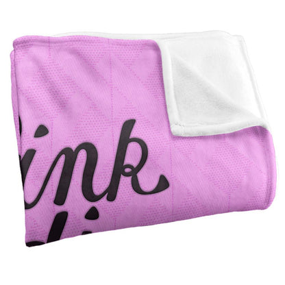 Multicoloured - Side - Grease Pink Ladies Silky Supersoft Blanket