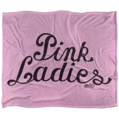 Multicoloured - Front - Grease Pink Ladies Silky Supersoft Blanket
