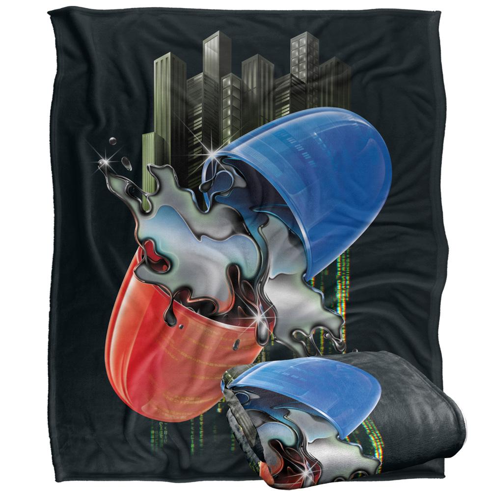 Multicoloured - Back - The Matrix Silky Pills Supersoft Blanket
