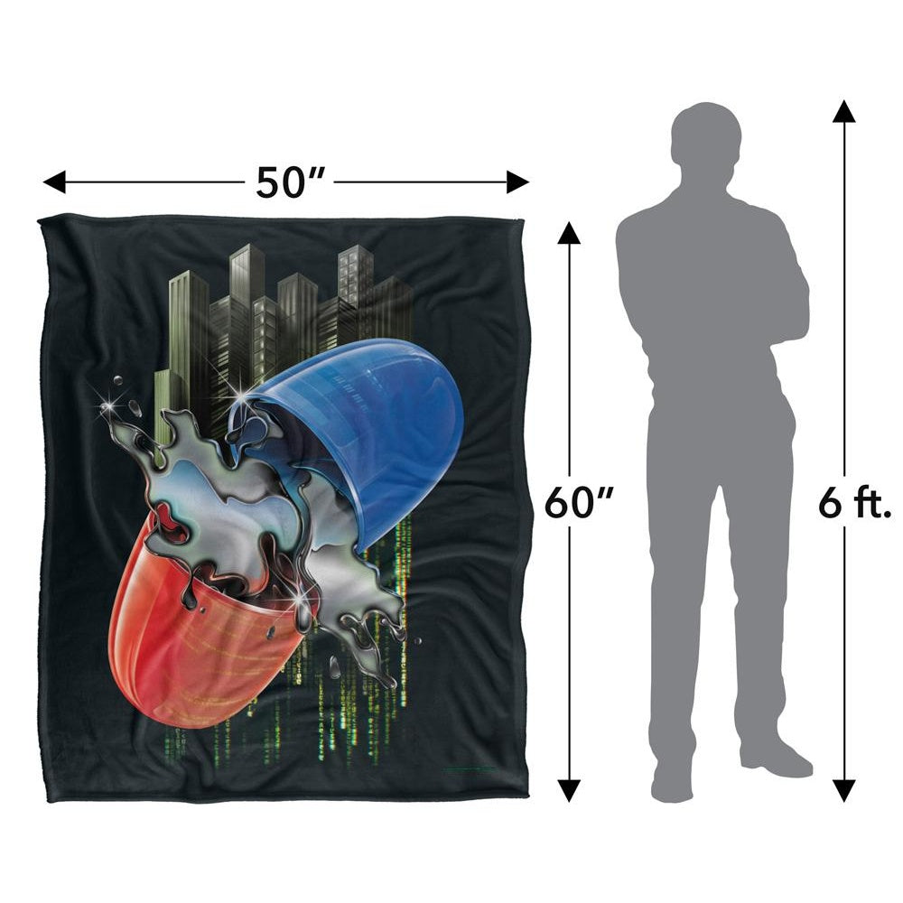 Multicoloured - Pack Shot - The Matrix Silky Pills Supersoft Blanket