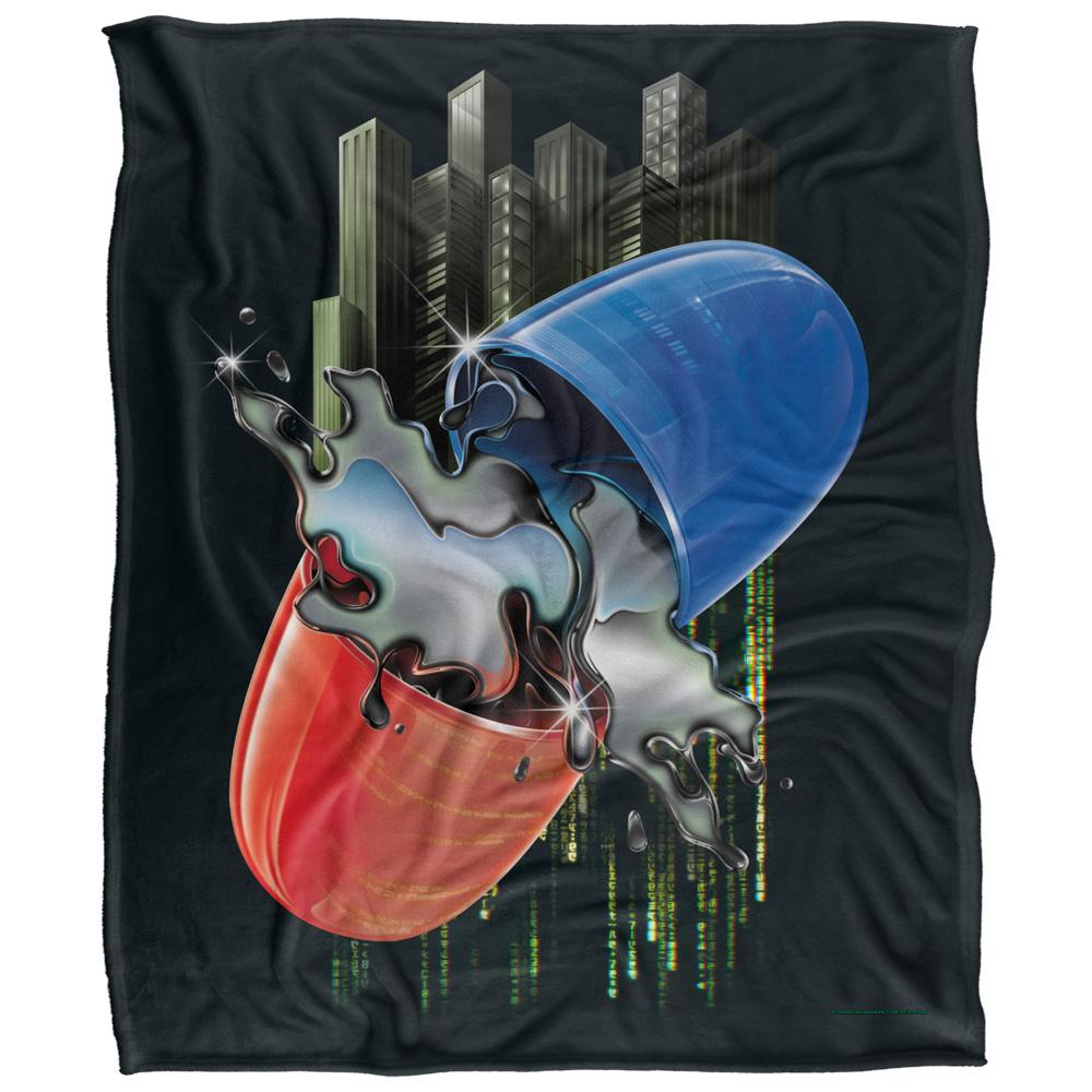 Multicoloured - Front - The Matrix Silky Pills Supersoft Blanket