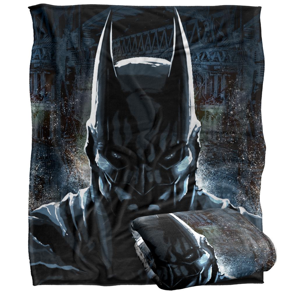 Multicoloured - Back - Batman Close Up Supersoft Blanket