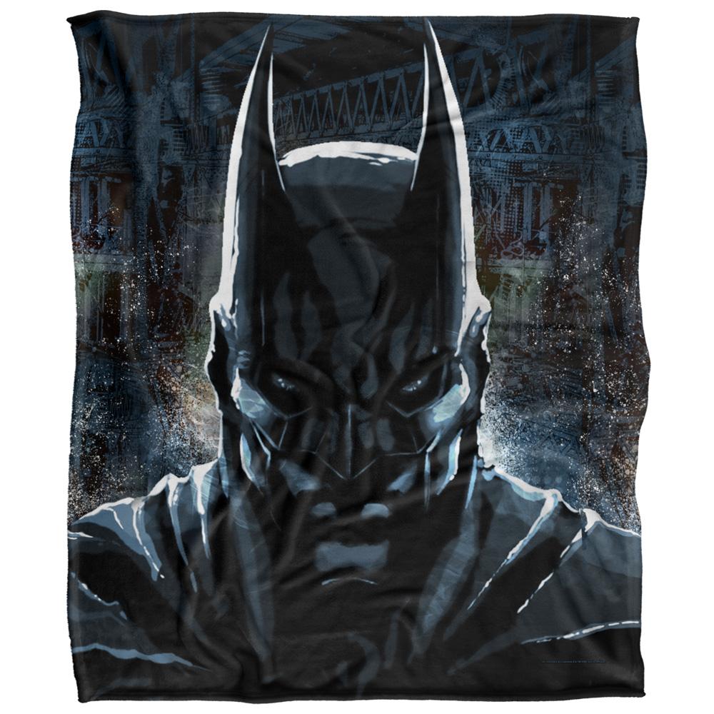 Multicoloured - Front - Batman Close Up Supersoft Blanket
