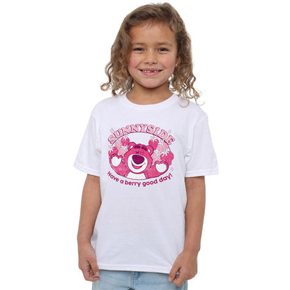White - Back - Toy Story 3 Girls Lots-O´-Huggin Lotso Berry T-Shirt