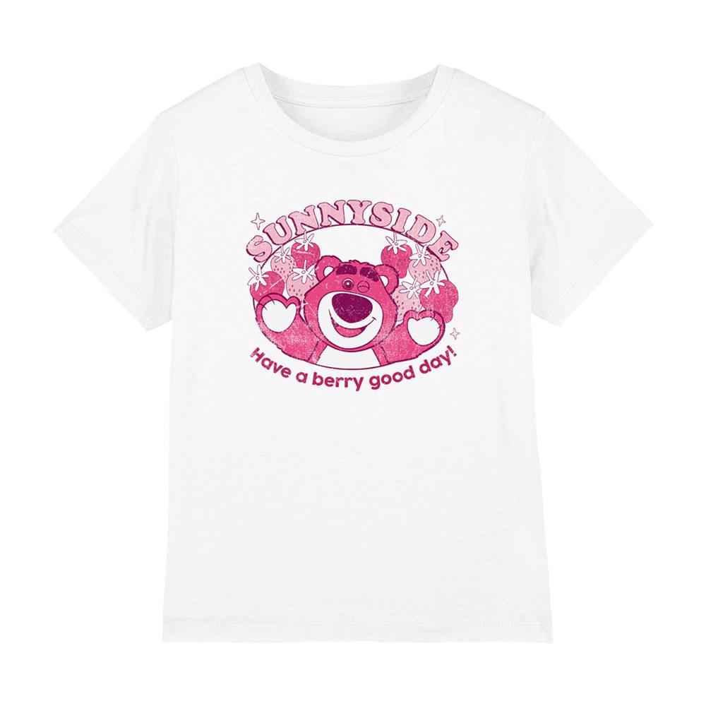 White - Front - Toy Story 3 Girls Lots-O´-Huggin Lotso Berry T-Shirt