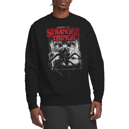 Black - Lifestyle - Stranger Things Unisex Adult Vecna & Mindflayer Poster Sweatshirt