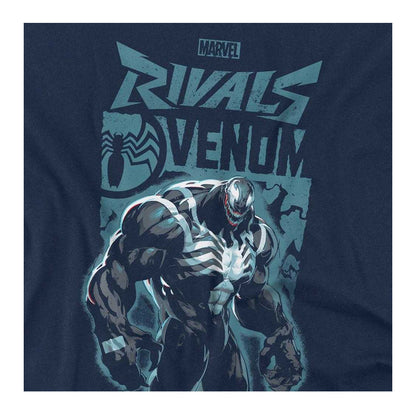 Navy - Side - Marvel Rivals Unisex Adult Vanguard Symbiote Venom T-Shirt