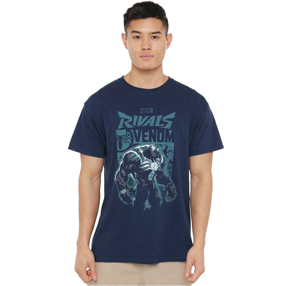 Navy - Lifestyle - Marvel Rivals Unisex Adult Vanguard Symbiote Venom T-Shirt