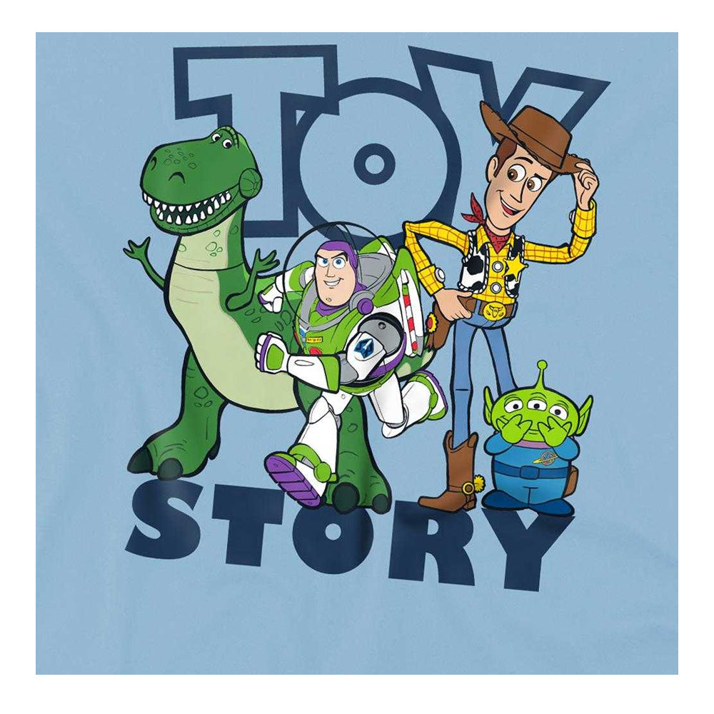 Sky Blue - Side - Toy Story Childrens-Kids Group Shot T-Shirt