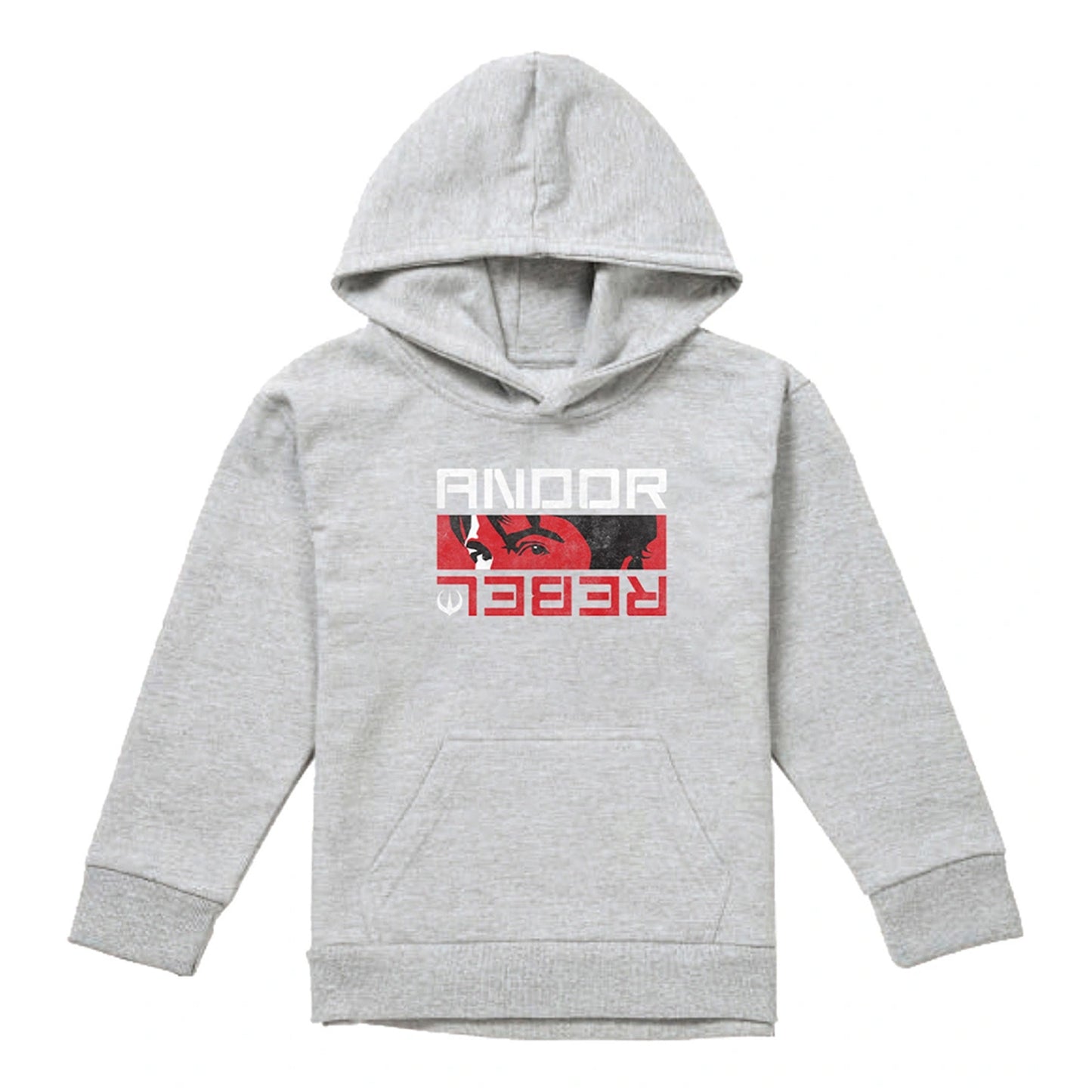 Athletic Heather - Front - Star Wars Childrens-Kids Andor Rebel Spy Heather Hoodie