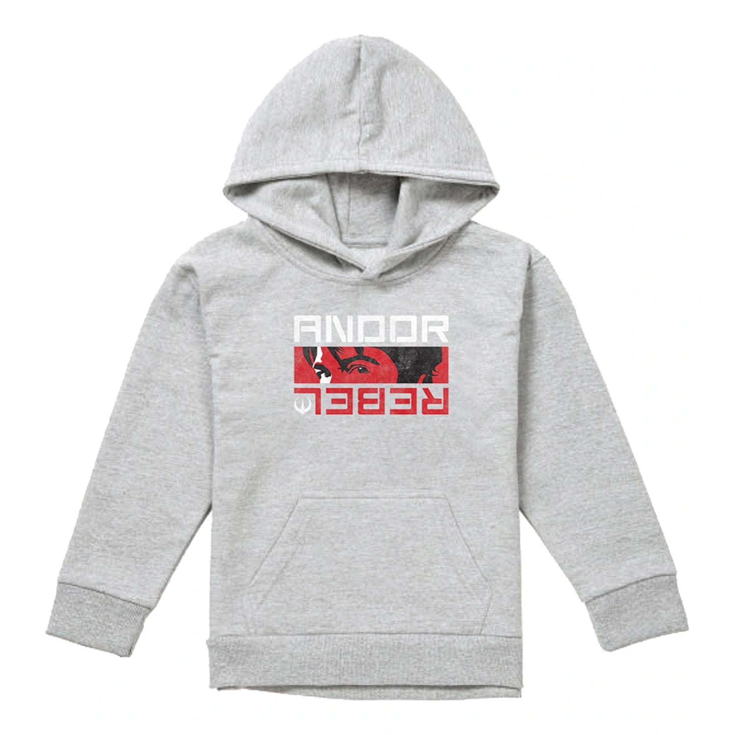 Athletic Heather - Front - Star Wars Childrens-Kids Andor Rebel Spy Heather Hoodie