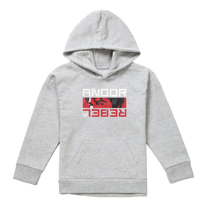Athletic Heather - Front - Star Wars Childrens-Kids Andor Rebel Spy Heather Hoodie