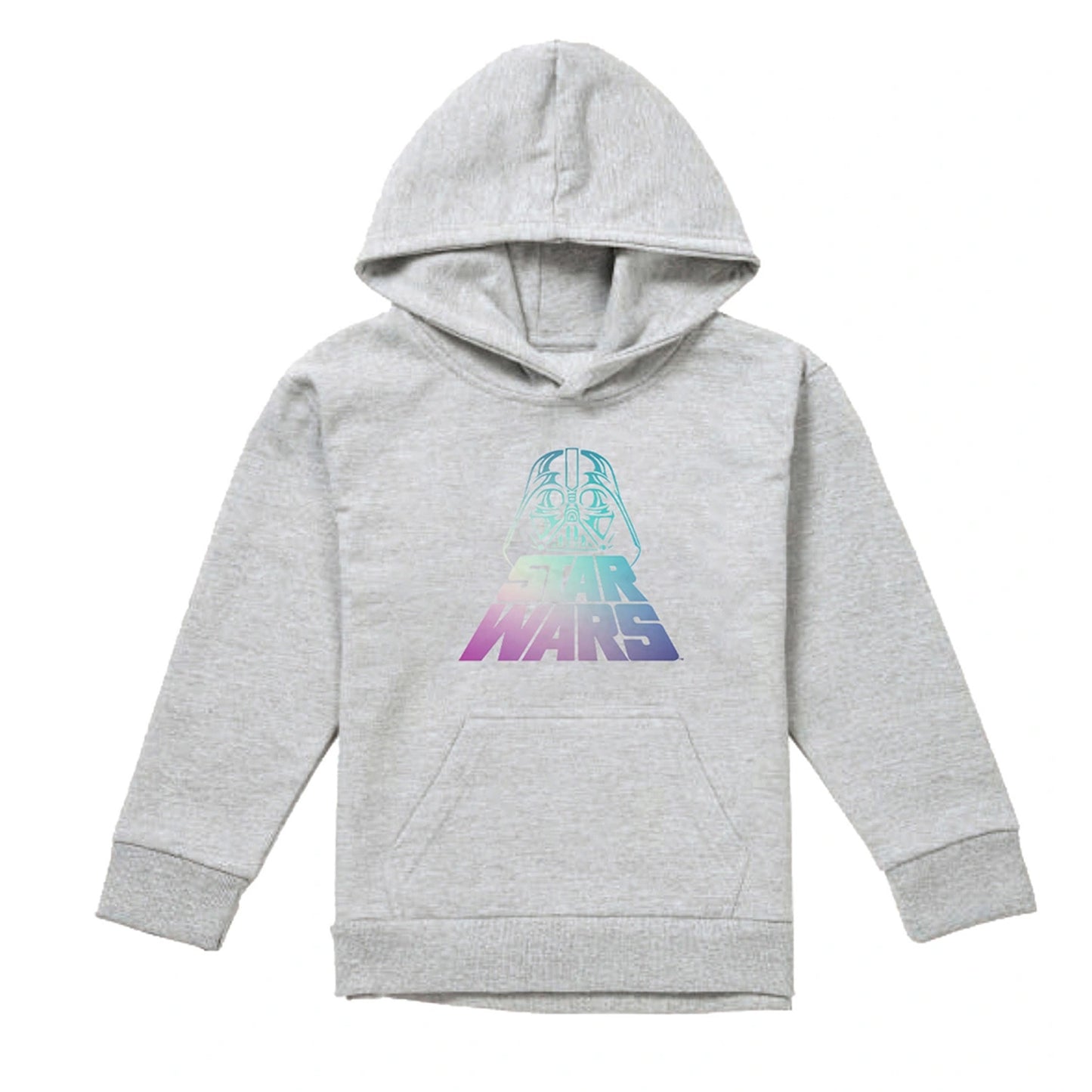 Athletic Heather - Front - Star Wars Childrens-Kids Vadient Heather Hoodie