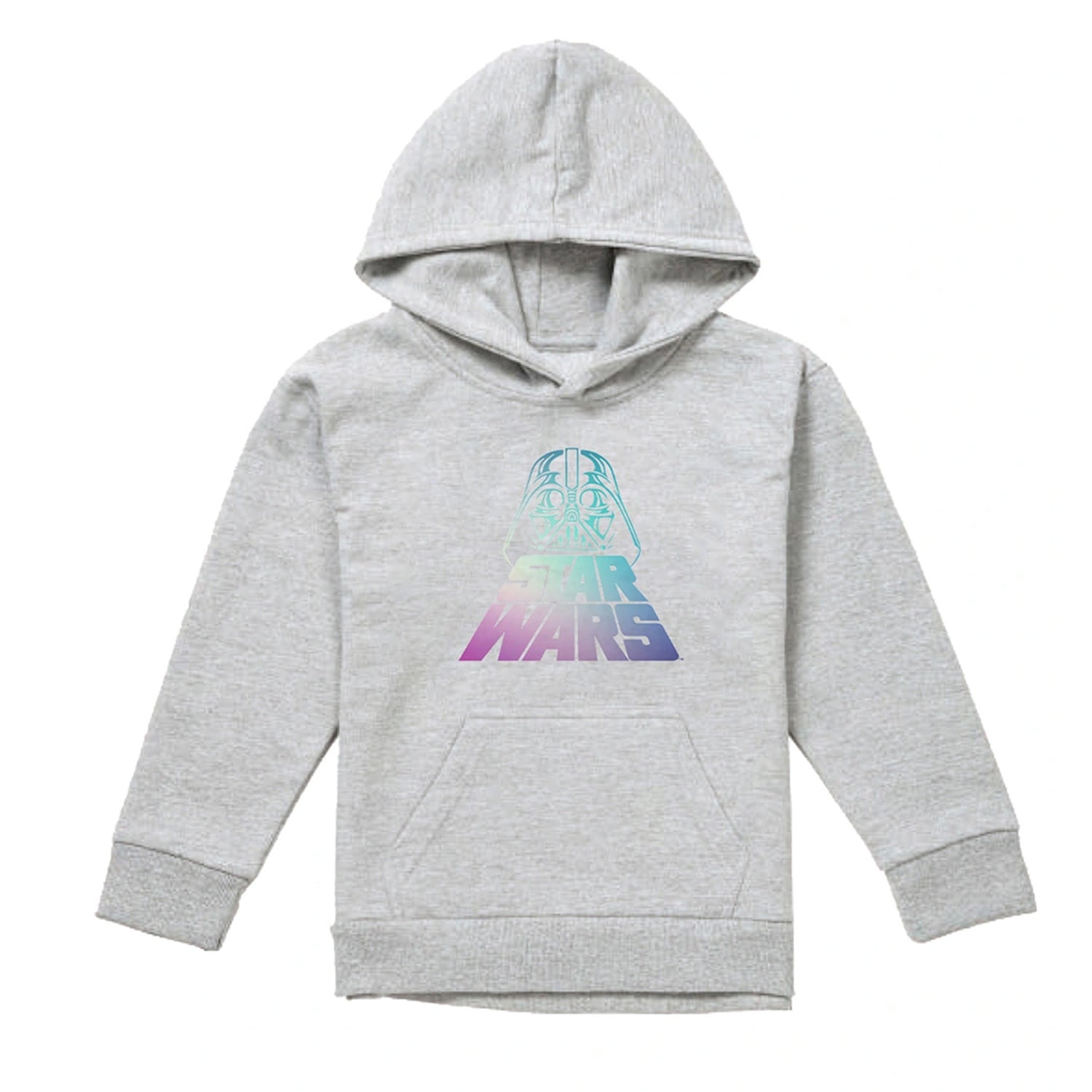 Athletic Heather - Front - Star Wars Childrens-Kids Vadient Heather Hoodie