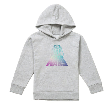 Athletic Heather - Front - Star Wars Childrens-Kids Vadient Heather Hoodie