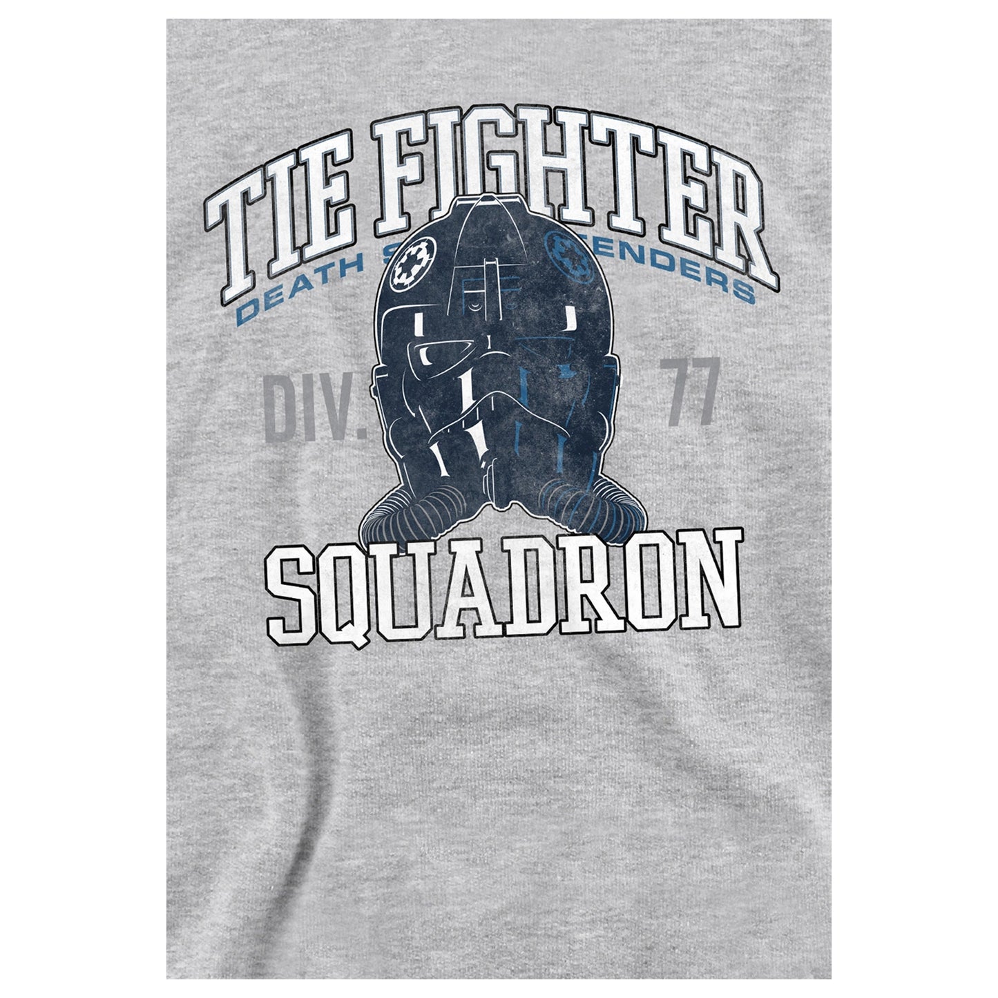 Athletic Heather - Side - Star Wars Childrens-Kids Tie Fighter Heather Hoodie