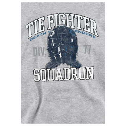 Athletic Heather - Side - Star Wars Childrens-Kids Tie Fighter Heather Hoodie