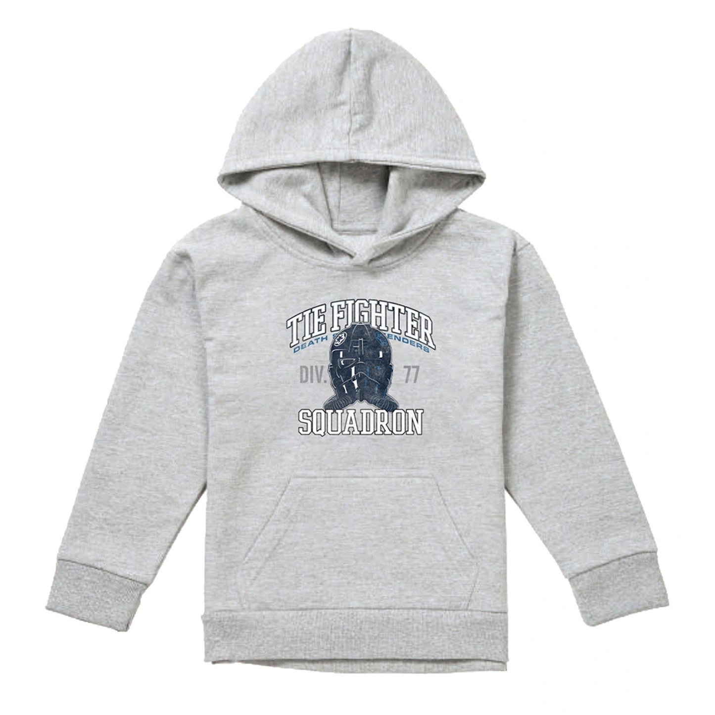 Athletic Heather - Front - Star Wars Childrens-Kids Tie Fighter Heather Hoodie