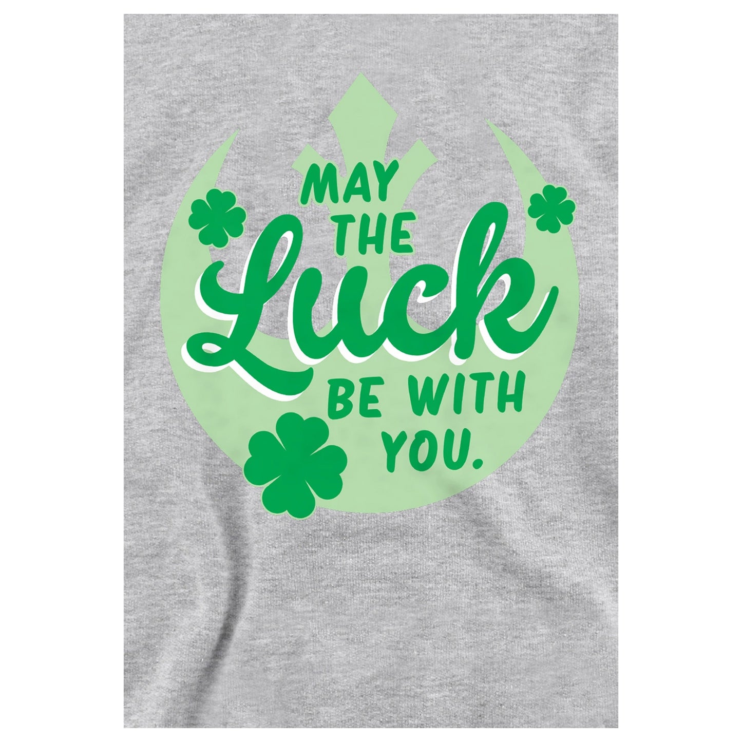 Athletic Heather - Side - Star Wars Childrens-Kids Rebel Symbol Heather St Patricks Day Hoodie