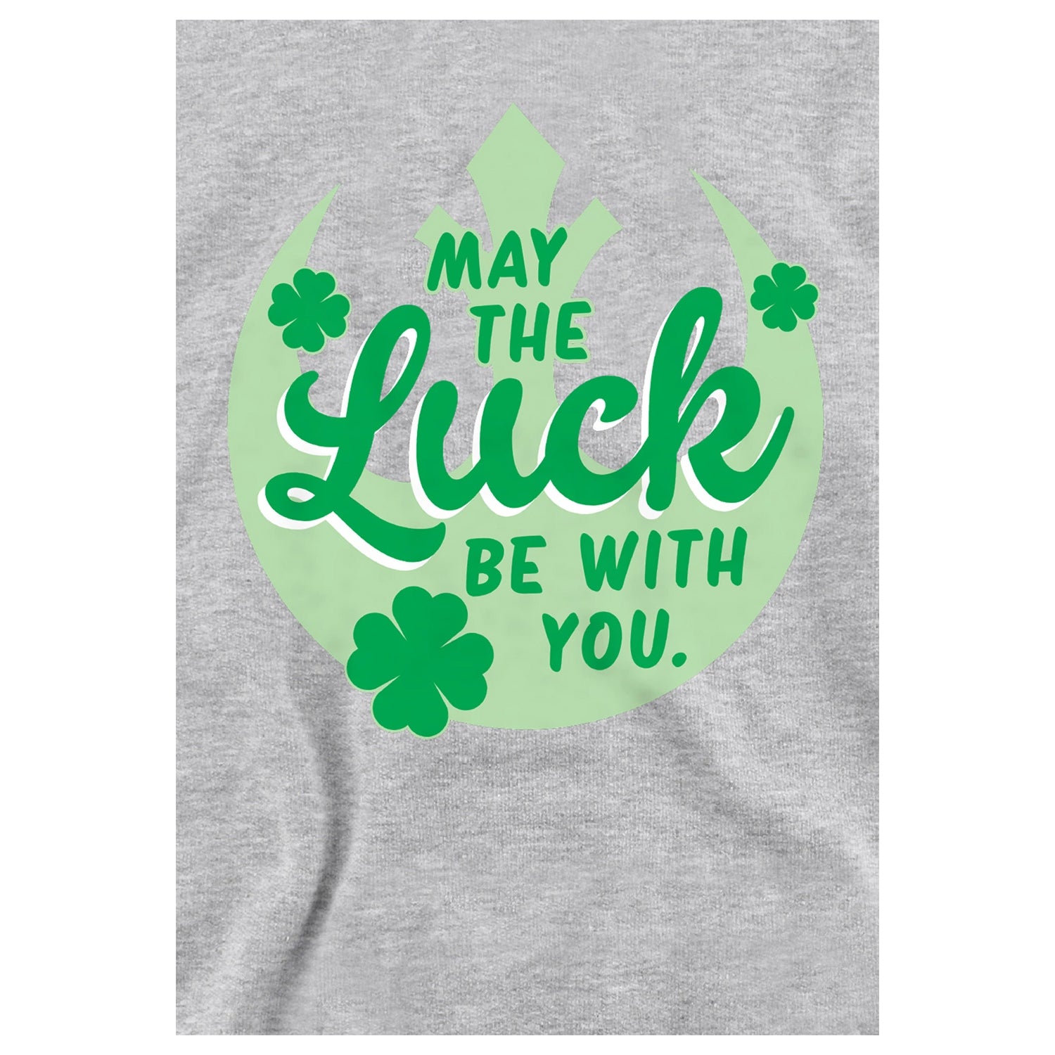Athletic Heather - Side - Star Wars Childrens-Kids Rebel Symbol Heather St Patricks Day Hoodie