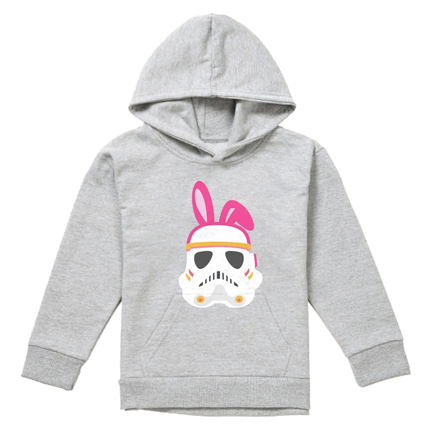 Athletic Heather - Front - Star Wars Childrens-Kids Stormtrooper Easter Bunny Heather Hoodie