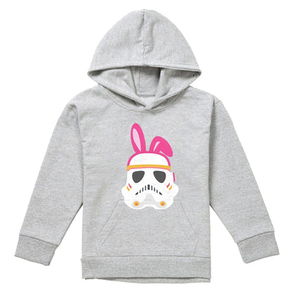 Athletic Heather - Front - Star Wars Childrens-Kids Stormtrooper Easter Bunny Heather Hoodie