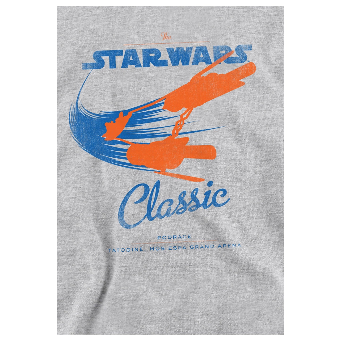 Athletic Heather - Side - Star Wars Childrens-Kids Classic Heather Hoodie