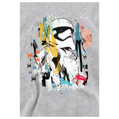 Athletic Heather - Side - Star Wars Childrens-Kids Stormtrooper Abstract Heather Hoodie