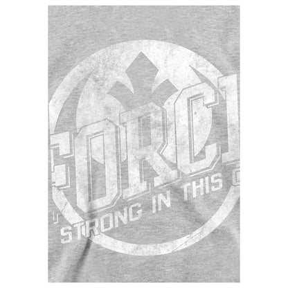 Athletic Heather - Side - Star Wars Childrens-Kids The Force Is Strong Heather Hoodie